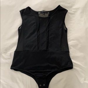BLAQUE MARKET Bodysuit With Mesh Detail